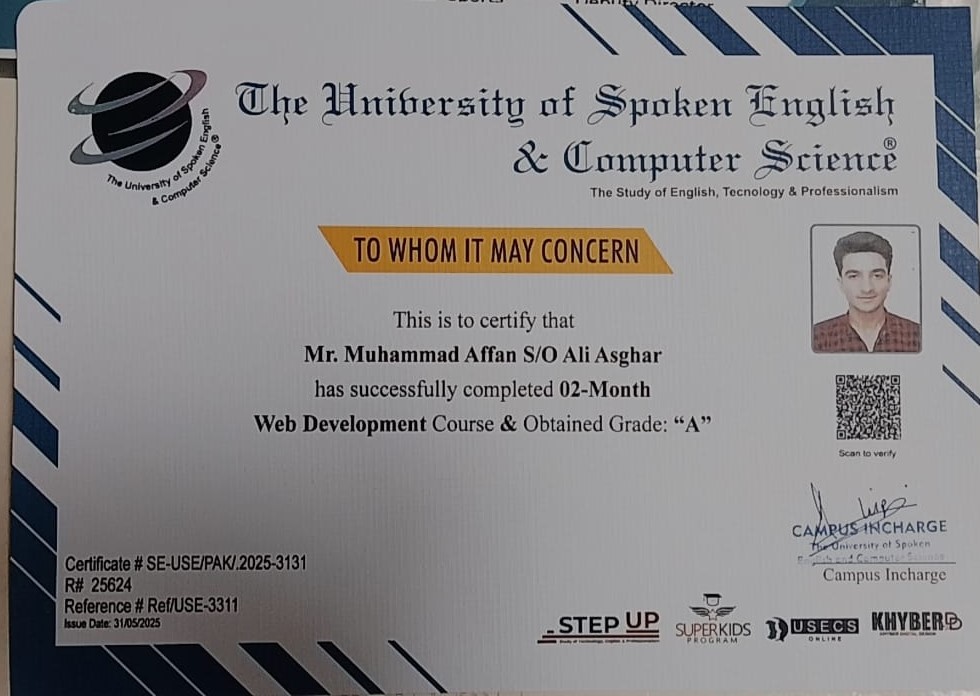 Full Stack Web Developer